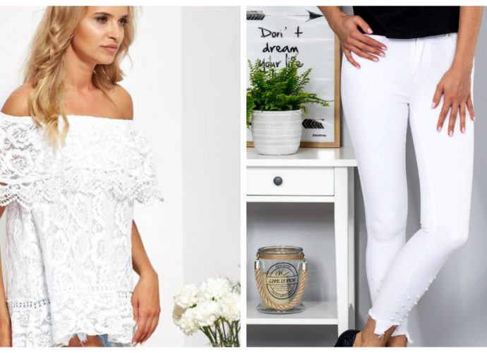 Biały total look
