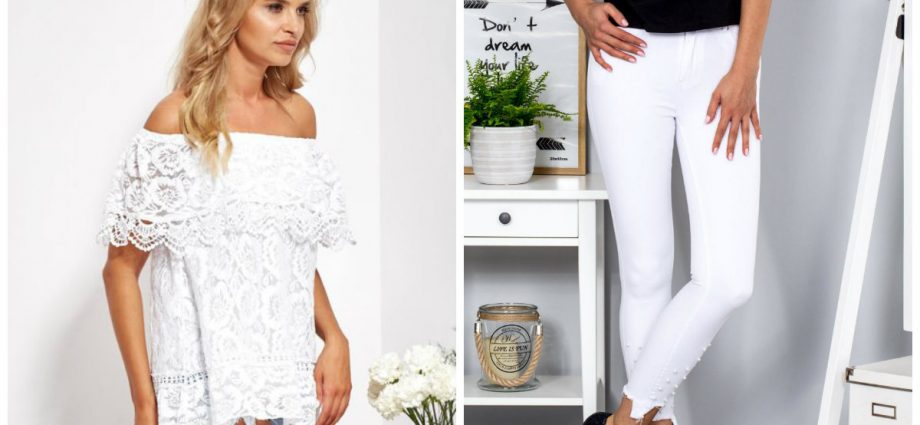 Biały total look