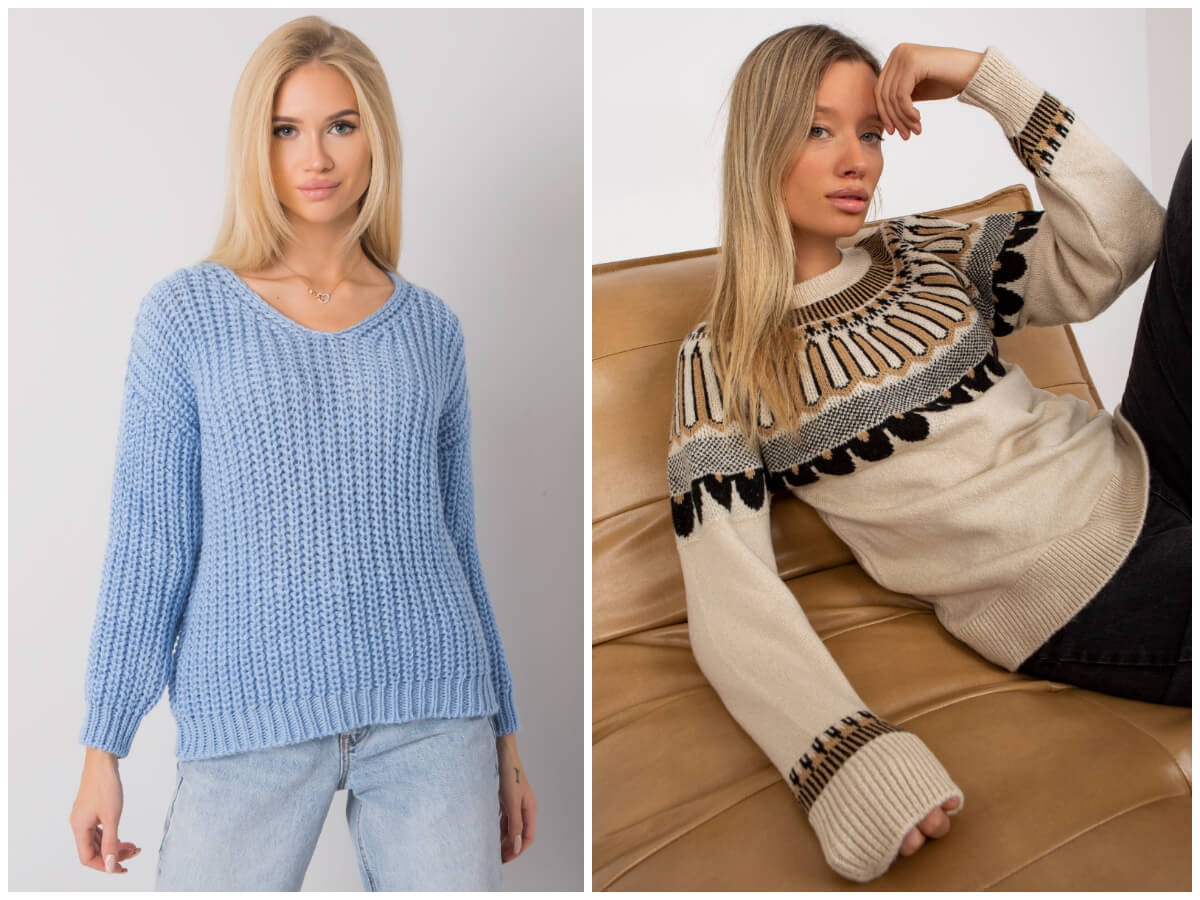 Przejrzyj klasyczne swetry damskie w sklepie online