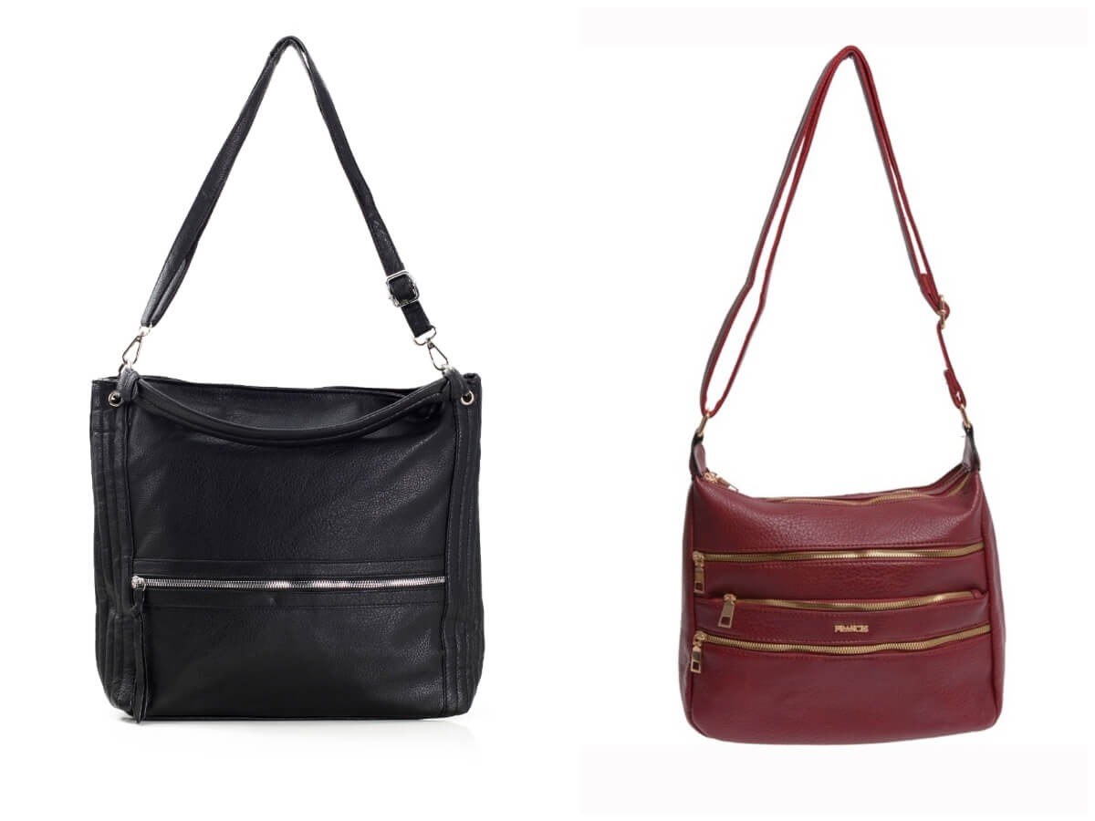 Tanie torebki damsie w różnych rozmiarach i kolorach.